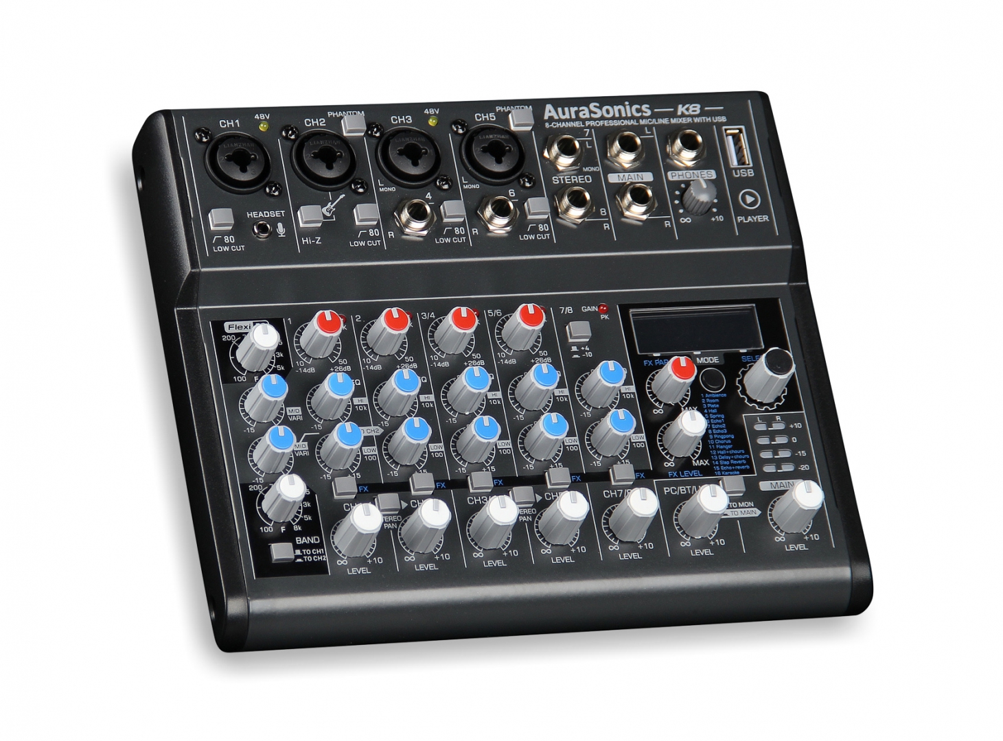 AuraSonics K8 компактный микшерный пульт в Рязани