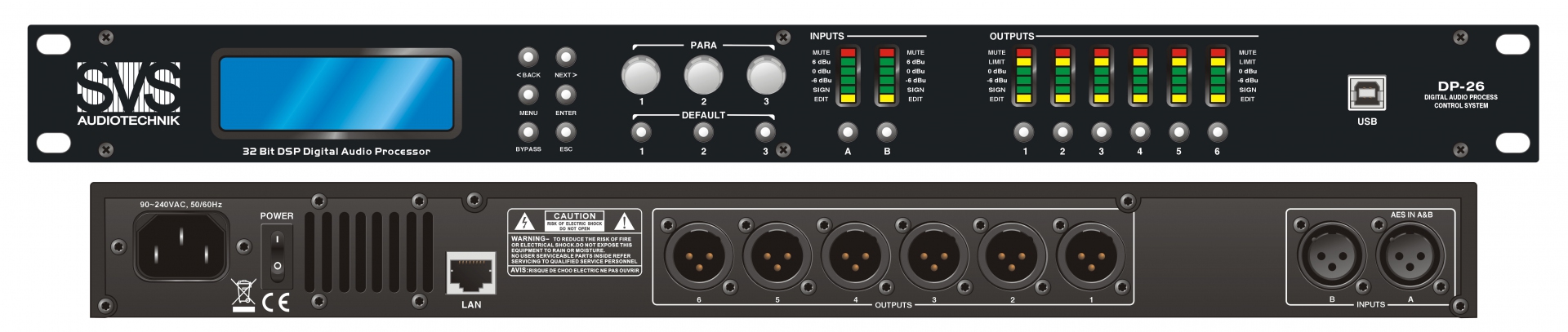 SVS Audiotechnik DP-26 Цифровой процессор: 2 входа 6 выходов в Рязани