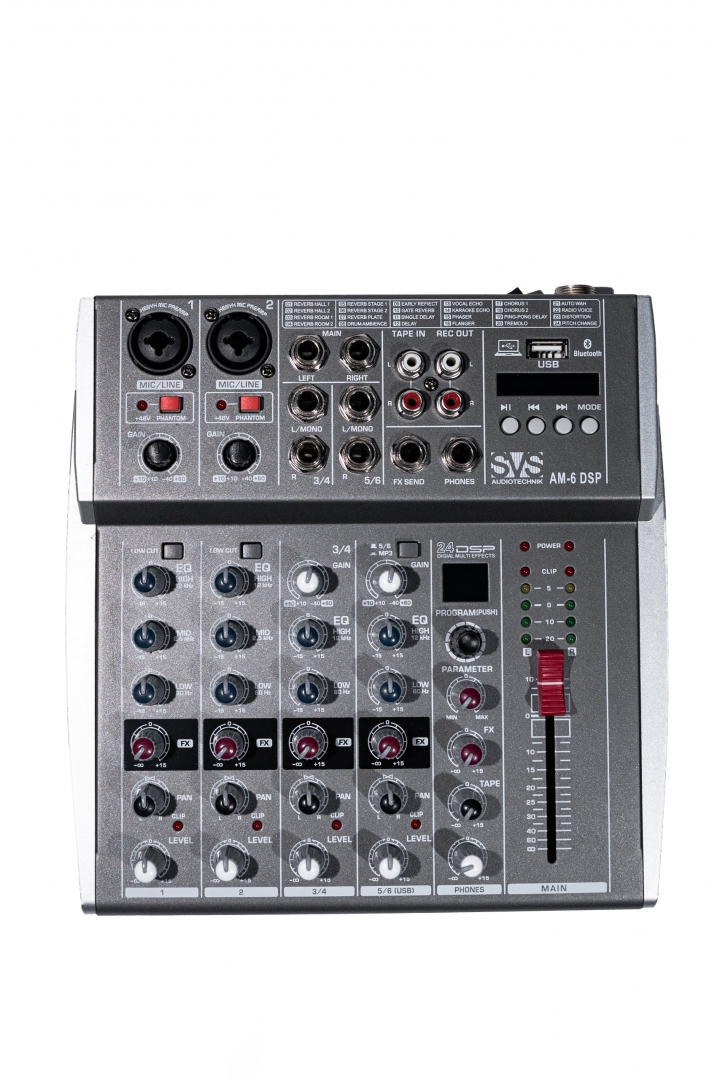 SVS Audiotechnik mixers AM-6 DSP Микшерный пульт аналоговый, 6-канальный SVS Audiotechnik mixers в Рязани