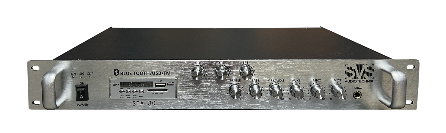 SVS Audiotechnik STA-80 Микшер-усилитель для систем Public Address в Рязани